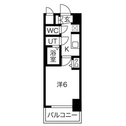 グランカリテ北梅田の物件間取画像